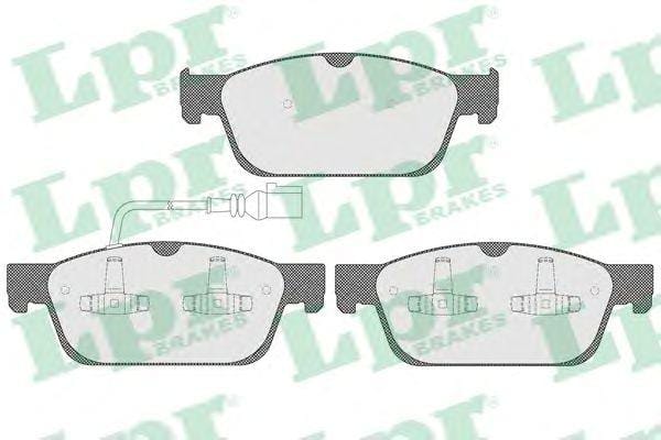 LPR 05P1551 Колодки тормозные дисковые