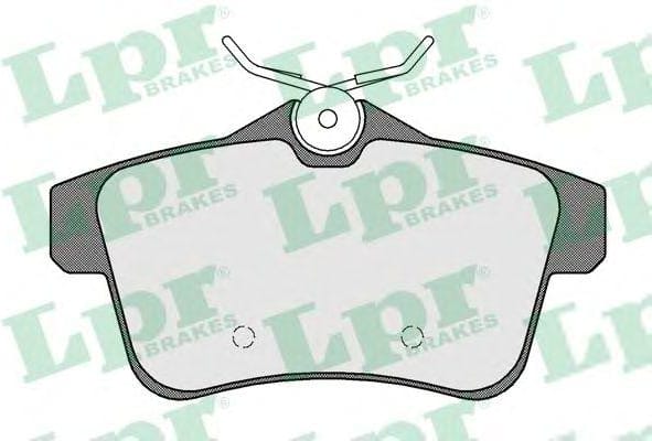 LPR 05P1567 Колодки тормозные дисковые
