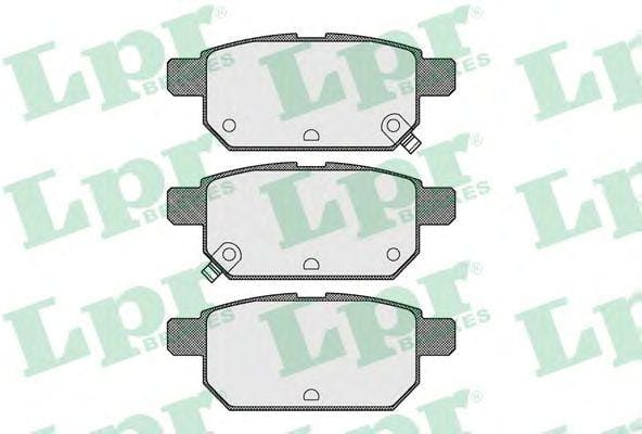 LPR 05P1571 Колодки тормозные SUZUKI SWIFT 10- задние