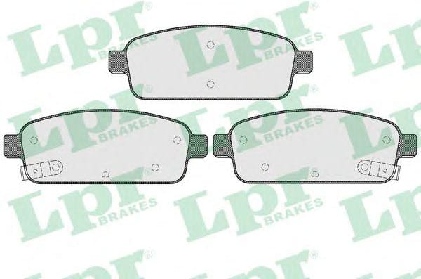 LPR 05P1575 Колодки тормозные дисковые