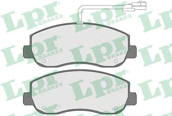LPR 05P1579 Колодки тормозные OPEL MOVANO/RENAULT MASTER 10- передние