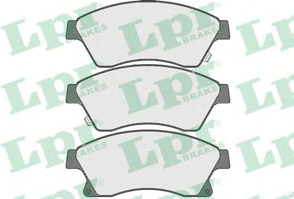 LPR 05P1581 Колодки тормозные дисковые