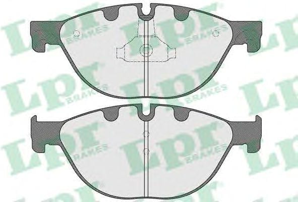 LPR 05P1582 Колодки тормозные дисковые