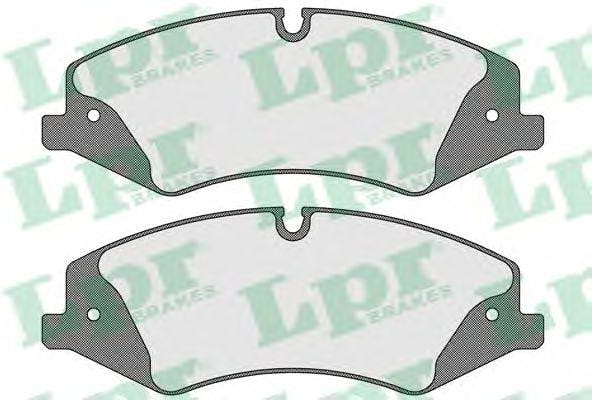 LPR 05P1600 Колодки тормозные дисковые