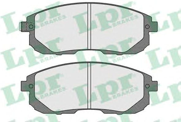 LPR 05P1605 Колодки тормозные дисковые