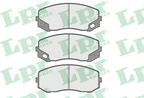 LPR 05P1613 Колодки тормозные дисковые