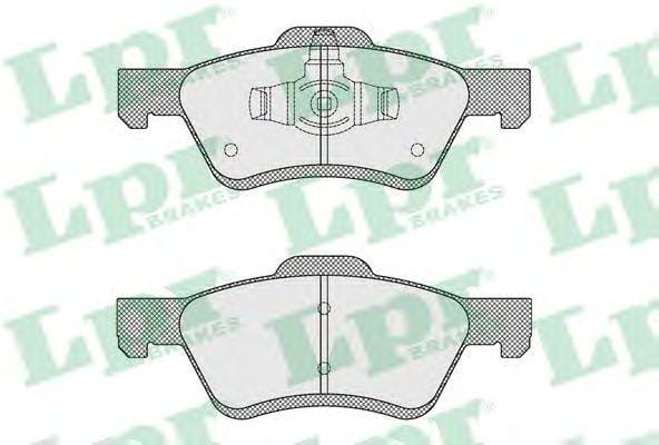 LPR 05P1622 Колодки тормозные дисковые