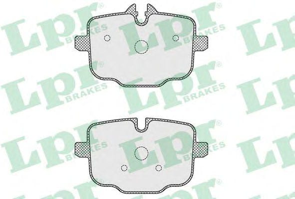 LPR 05P1631 Колодки тормозные BMW 5 F10/F11 3.0-4.4 10- задние