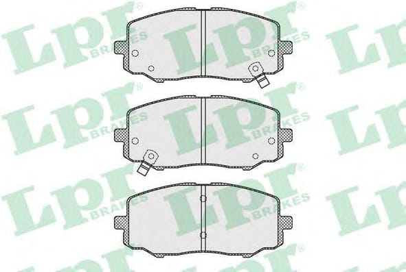 LPR 05P1633 Колодки тормозные дисковые