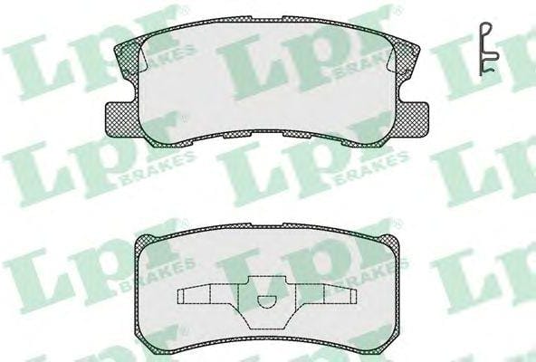 LPR 05P1639 Колодки тормозные дисковые