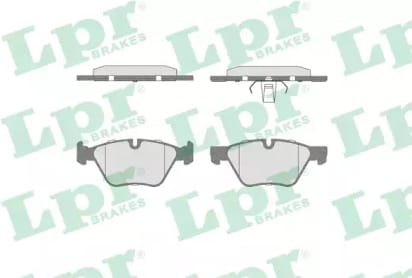LPR 05P1641 Колодки тормозные дисковые