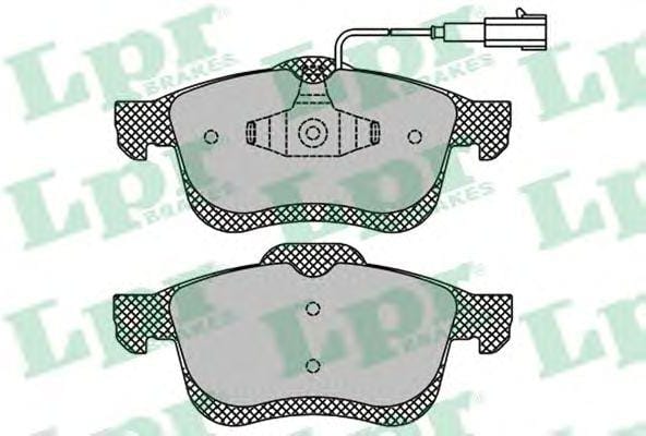 LPR 05P1674 Колодки тормозные FIAT DOBLO 10-/OPEL COMBO 12- передние