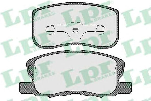 LPR 05P1733 Колодки тормозные MITSUBISHI COLT 04- передние