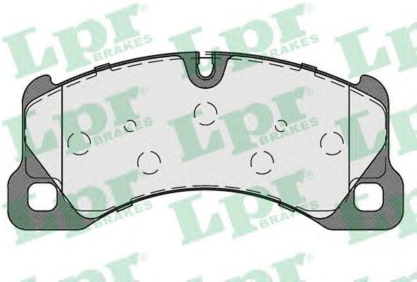 LPR 05P1738 Колодки тормозные PORSCHE CAYENNE/VW TOUAREG 10- передние