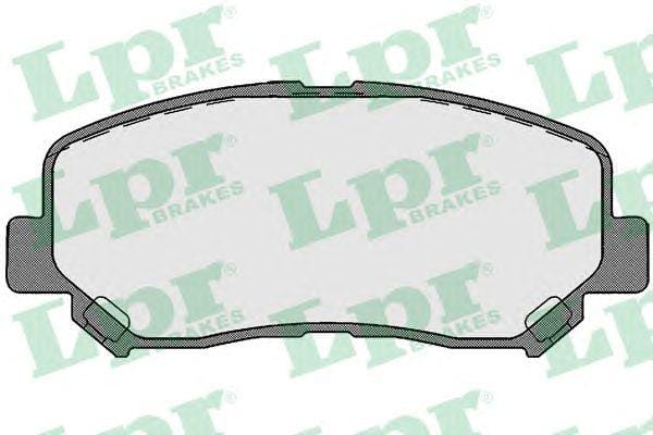 LPR 05P1748 Колодки тормозные MAZDA CX-5 11- передние
