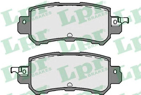 LPR 05P1756 Колодки тормозные MAZDA CX-5 11- задние