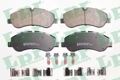 LPR 05P1786 Колодки тормозные FORD TRANSIT 14-/CUSTOM 12- передние