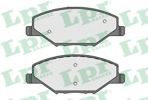 LPR 05P1795 Колодки тормозные VW POLO (RUS) 11-/SKODA FABIA 11- передние