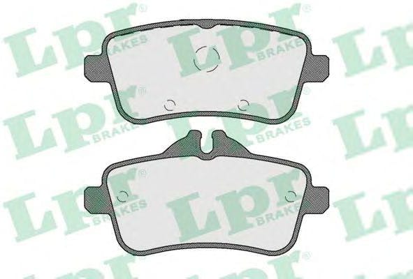 LPR 05P1805 Колодки тормозные MERCEDES GL X166/ML W166 задние