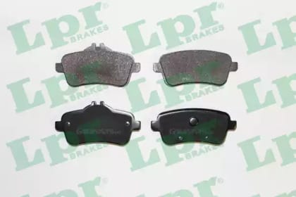 LPR 05P1817 Колодки тормозные MERCEDES GL X166/ML W166 задние