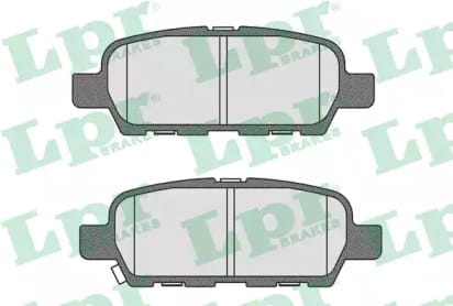 LPR 05P1839 Колодки тормозные дисковые