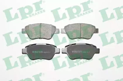 LPR 05P1878 Колодки тормозные дисковые 05P1878