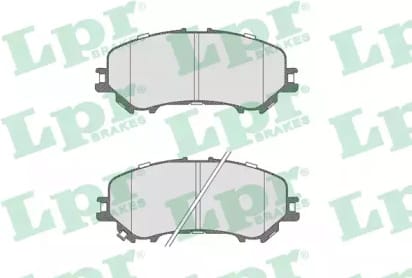 LPR 05P1975 Колодки тормозные NISSAN QASHQAI 14- передние