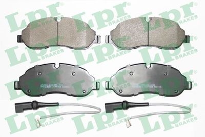 LPR 05P1984A Колодки тормозные дисковые