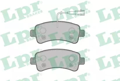 LPR 05P1994 Колодки тормозные CITROEN JUMPER/FIAT DUCATO/PEUGEOT BOXER 14- задние