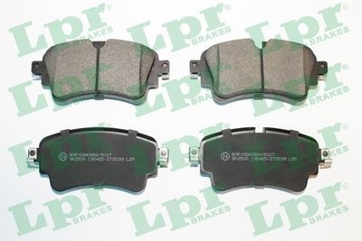LPR 05P2039 Колодки тормозные AUDI A4/A5/A6/Q5/Q7 15- задние