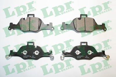 LPR 05P2040 Колодки тормозные дисковые
