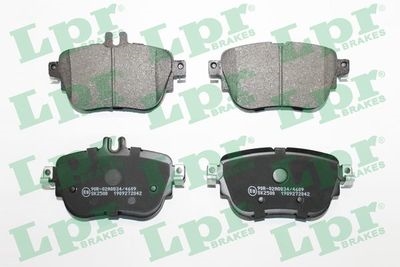 LPR 05P2042 Колодки тормозные MERCEDES W213 16- задние