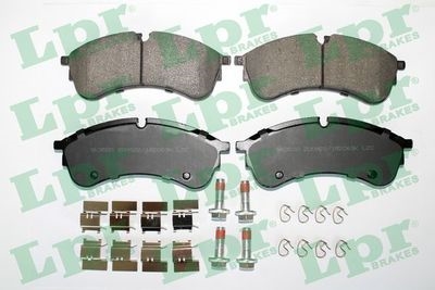 LPR 05P2063K Колодки тормозные VW CRAFTER 16- передние (с монтажным ком.)