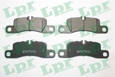 LPR 05P2092 Колодки тормозные PORSCHE CAYENNE 3.0-4.8 (2EH) 10- задние