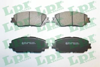 LPR 05P2117 Колодки тормозные TOYOTA CAMRY V70/ RAV4 V 18- передние