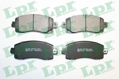 LPR 05P2119 Колодки тормозные IMPREZA 16-/XV 17- передние