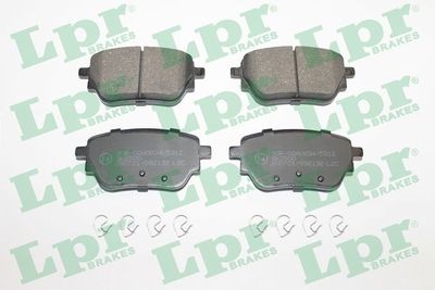 LPR 05P2132 Колодки тормозные MERCEDES A W177/CLA C/X118 задние
