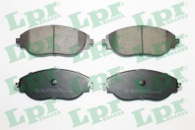 LPR 05P2163 Колодки тормозные VW TIGUAN ALLSPACE 17-/PASSAT 14- передние