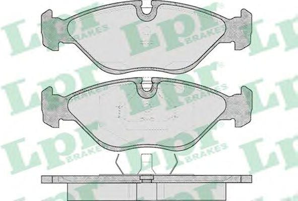 LPR 05P310 Колодки тормозные SAAB 900/9000 2.0-3.0 89-98 передние