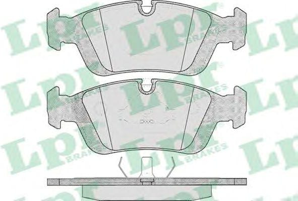 LPR 05P331 Колодки тормозные дисковые
