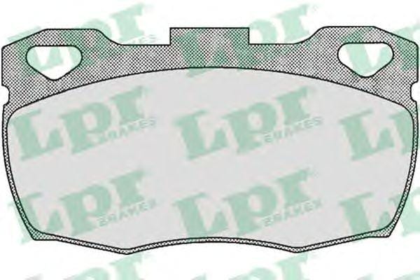 LPR 05P332 Колодки тормозные LAND ROVER DEFENDER/DISCOVERY 89- передние