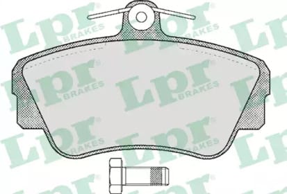 LPR 05P347 Колодки тормозные VOLVO 440/460/480 87-96 передние