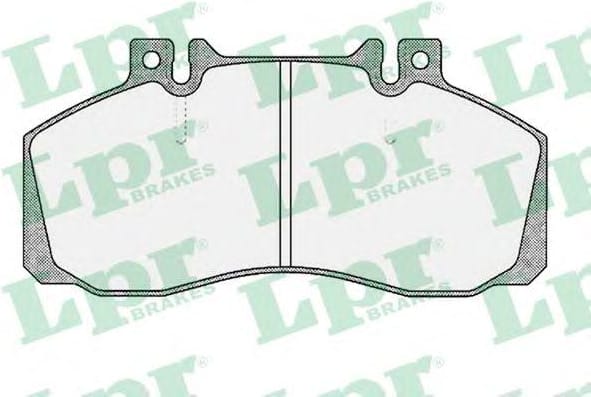 LPR 05P360 Колодки тормозные MERCEDES T2/LN1 508D-814D 86-94/VARIO 512-816 96- передние