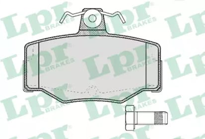 LPR 05P387 Колодки тормозные дисковые