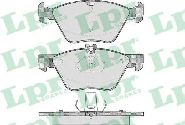 LPR 05P406 Колодки тормозные дисковые