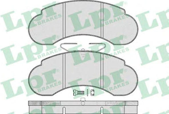 LPR 05P415 Колодки тормозные MERCEDES W460/W461/W463 передние