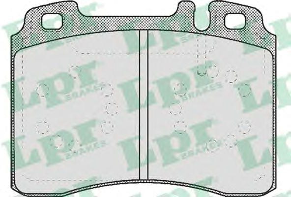 LPR 05P423 Колодки тормозные MERCEDES W124/W210/R129 87-02 передние