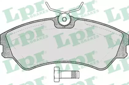 LPR 05P439 Колодки тормозные дисковые