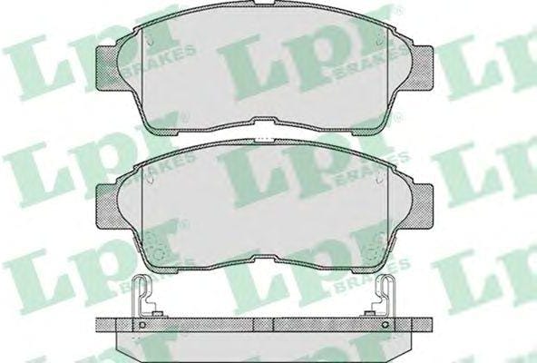 LPR 05P561 Колодки тормозные COROLLA 92>01/CARINA E 92>96/RAV 4 94>95 передние