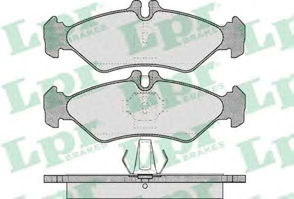 LPR 05P609 Колодки тормозные MERCEDES SPRINTER (2-4t) 95>06/VOLKSWAGEN LT 96>06 задние